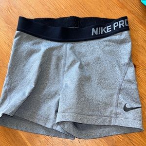 Nike Pro shorts grey size small